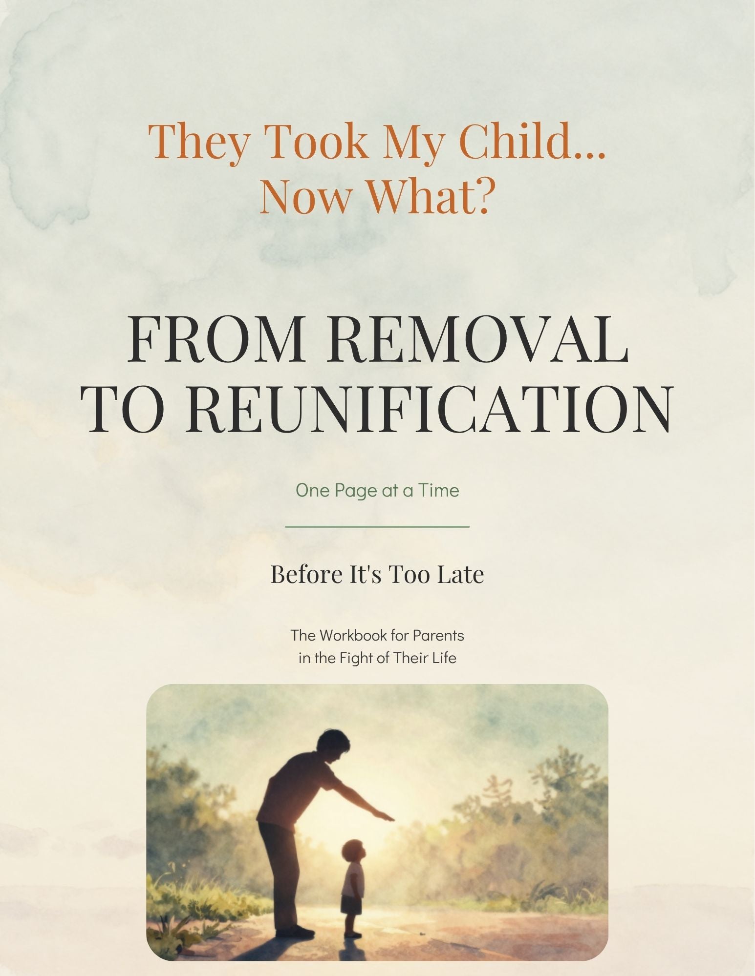 FROM REMOVAL TO REUNIFICATION, BEFORE ITS TOO LATE